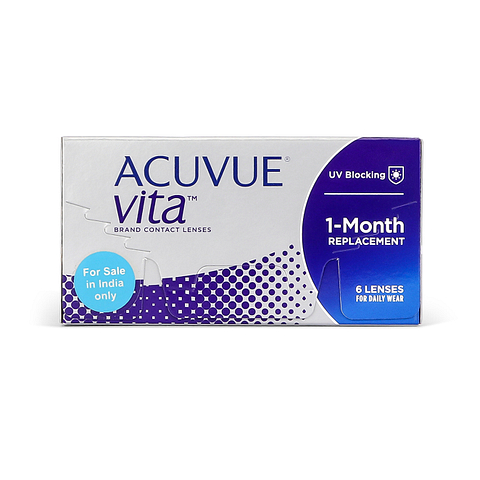 Acuvue Vita Monthly Contact Lenses - 6 Lens Box