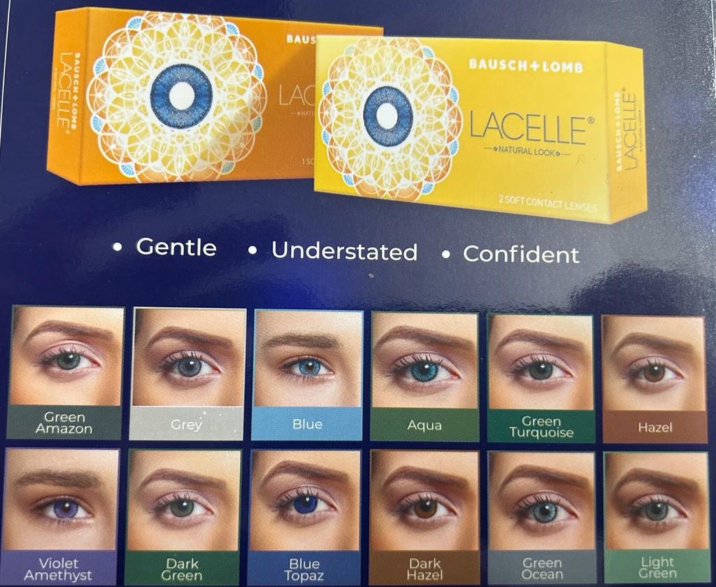 Lacelle Natural Look Three Month Disposable lens (2 lens Pack)